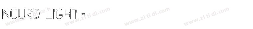 Nourd Light字体转换